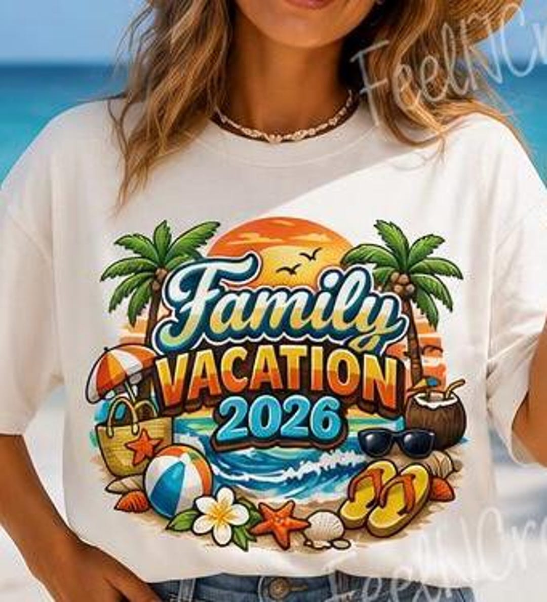 Family Vacation 2026 Beach Cruise PNG | Matching Family Trip Shirt ...