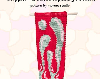 Drippin' Crochet Tapestry Pattern