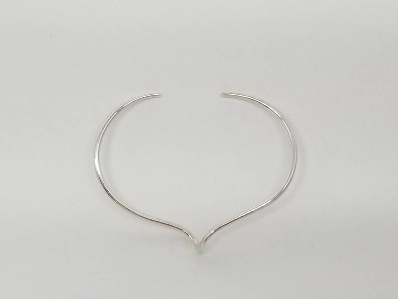 Classic sterling cuff bracelet with a twist image 6