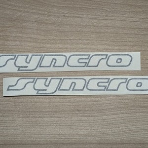 Syncro vinyl stickers for side wing VW T4 Multivan, Caravelle, Transporter, California