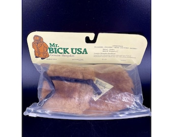 mr. bick vintage genuine sheepskin headband bk94w women's usa new old stock