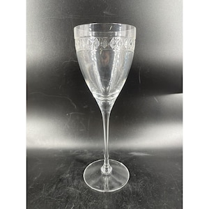 Kate Spade Lenox Crystal Bedford Diamond Pattern Wine Glass classy Replacement 1