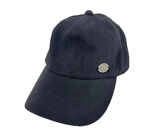 Gorra Harley Davidson negra para motocicleta, gorra de metal con emblema plateado
