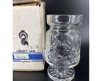 Waterford Crystal - Lismore Footed Jam/Honey Pot - No Lid