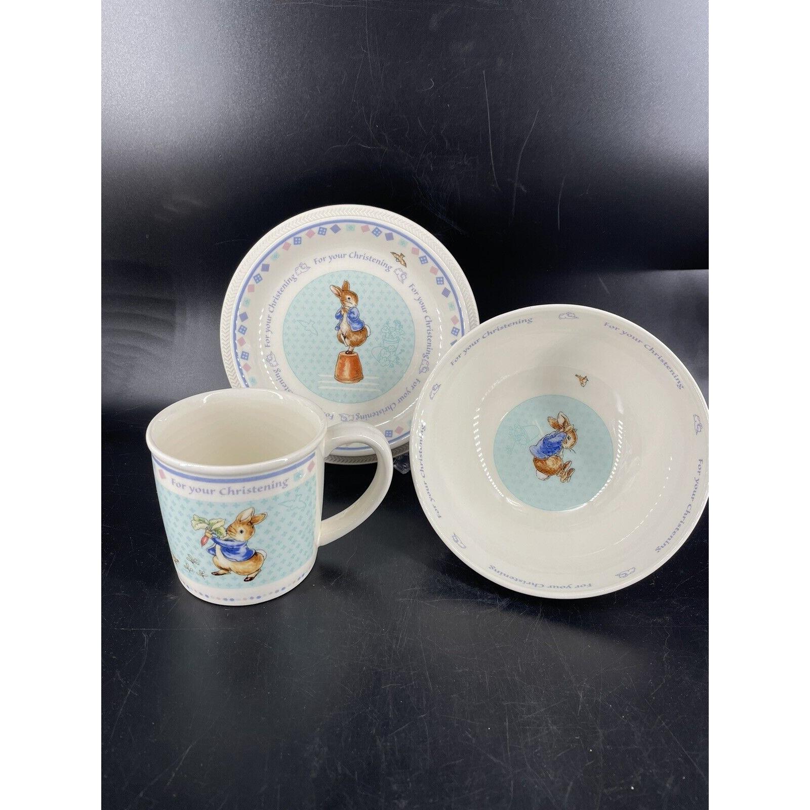 Lot De 3 Bols Wedgwood Petaea Du Japon - Porcelaine De Collection - Occasion