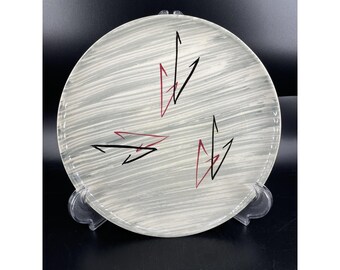 Vintage American Heritage Stetson 1954 Red & Black Arrows Dinner Plate RARE