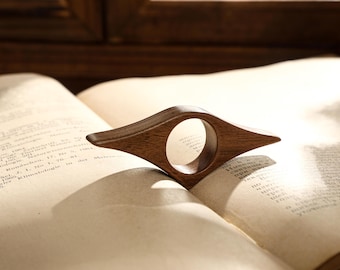Wooden Book Page Holder, Thumb Book Page Holder, Gift For Bookworms, Gift For Book Lovers, Book Accessories, Gifts For Reader, Birthday Gift