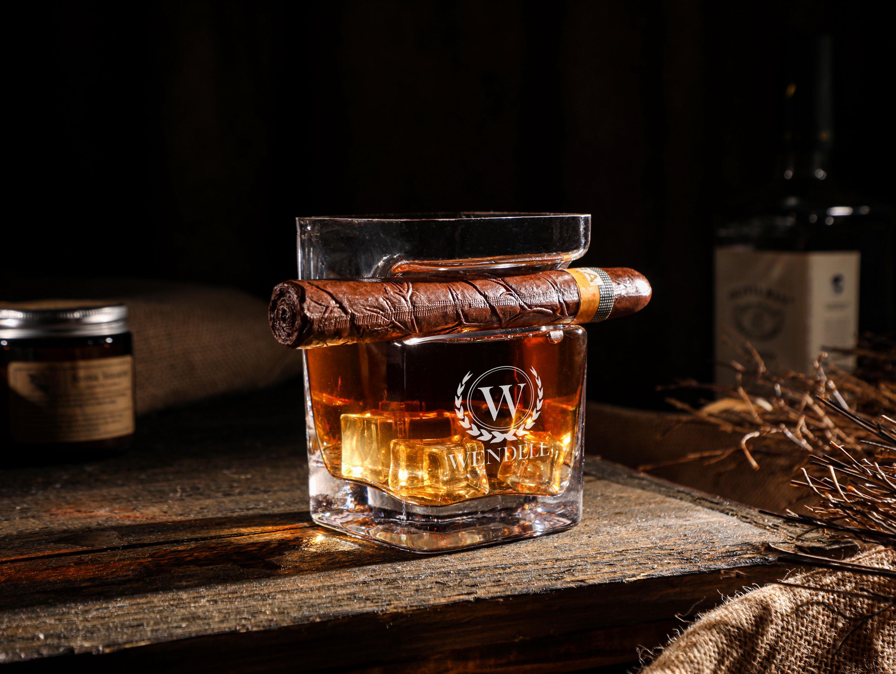 Cigar holder whiskey glass - Etsy 日本