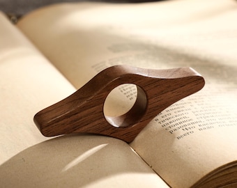 Wooden Book Page Holder, Thumb Book Page Holder, Gift For Bookworms, Gift For Book Lovers, Book Accessories, Gifts For Reader, Birthday Gift