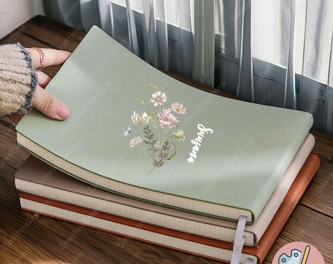 Leather Sketchbook, Personalized Drawing Book, Custom Travel Notebook, Painting Book, Leather Journal, Best Artist Gift,Gift for Kid,Student