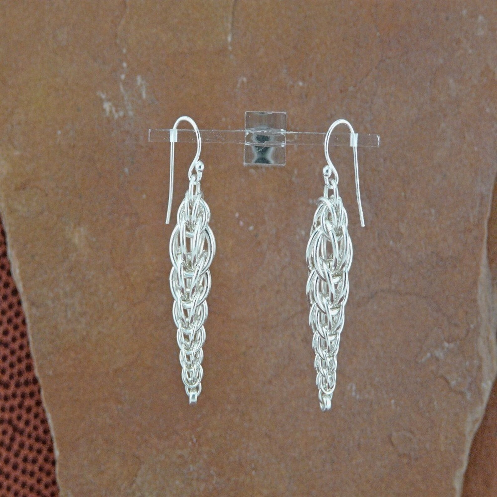 Chainmaille Kit Inversian Persian Sterling Silver Earring Etsy