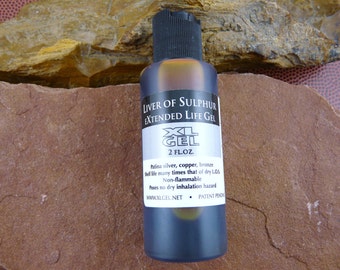 Liver of Sulphur Extended Life Gel - 2 oz squeeze bottle