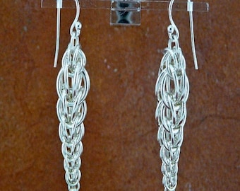 Chainmaille Kit - Inversian Persian Sterling Silver Earring Kit