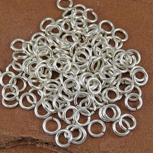 1ozT Sterling Silver Jump Rings, choose your gauge and inner diameter. Jump Rings, cut to your inner or outer diameter. image 2