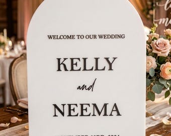 Acrylic Wedding Sign, Custom Welcome Sign, Wedding Welcome Sign, Acrylic Welcome Sign, Wedding Sign, Wedding Decor, Custom Sign