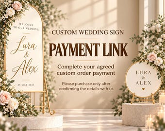 Custom Order Payment Link | Remaining Balance, Additional Fees & Upgrades | Personalized Order Adjustments