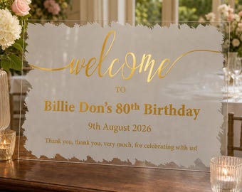 Acrylic Wedding Sign, Custom Acrylic Sign, Wedding Welcome Sign, Acrylic Welcome Sign, Wedding Decor, Wedding Gift