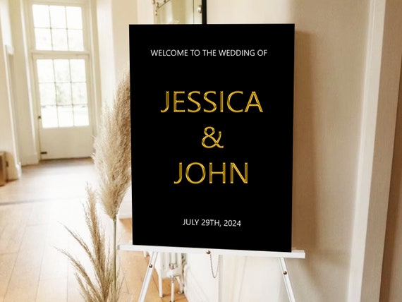 3D Custom Wedding Acrylic Sign | Wedding welcome sign | 3D Acrylic Welcome Signs | Engagement Sign | Nikkah Sign | Reception Sign