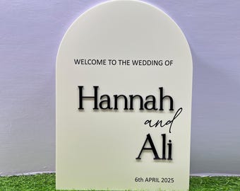 Acrylic Wedding Sign, Wedding Welcome Sign, Custom Wedding Sign, Acrylic Welcome Sign, Bridal Shower Sign, Wedding Decor