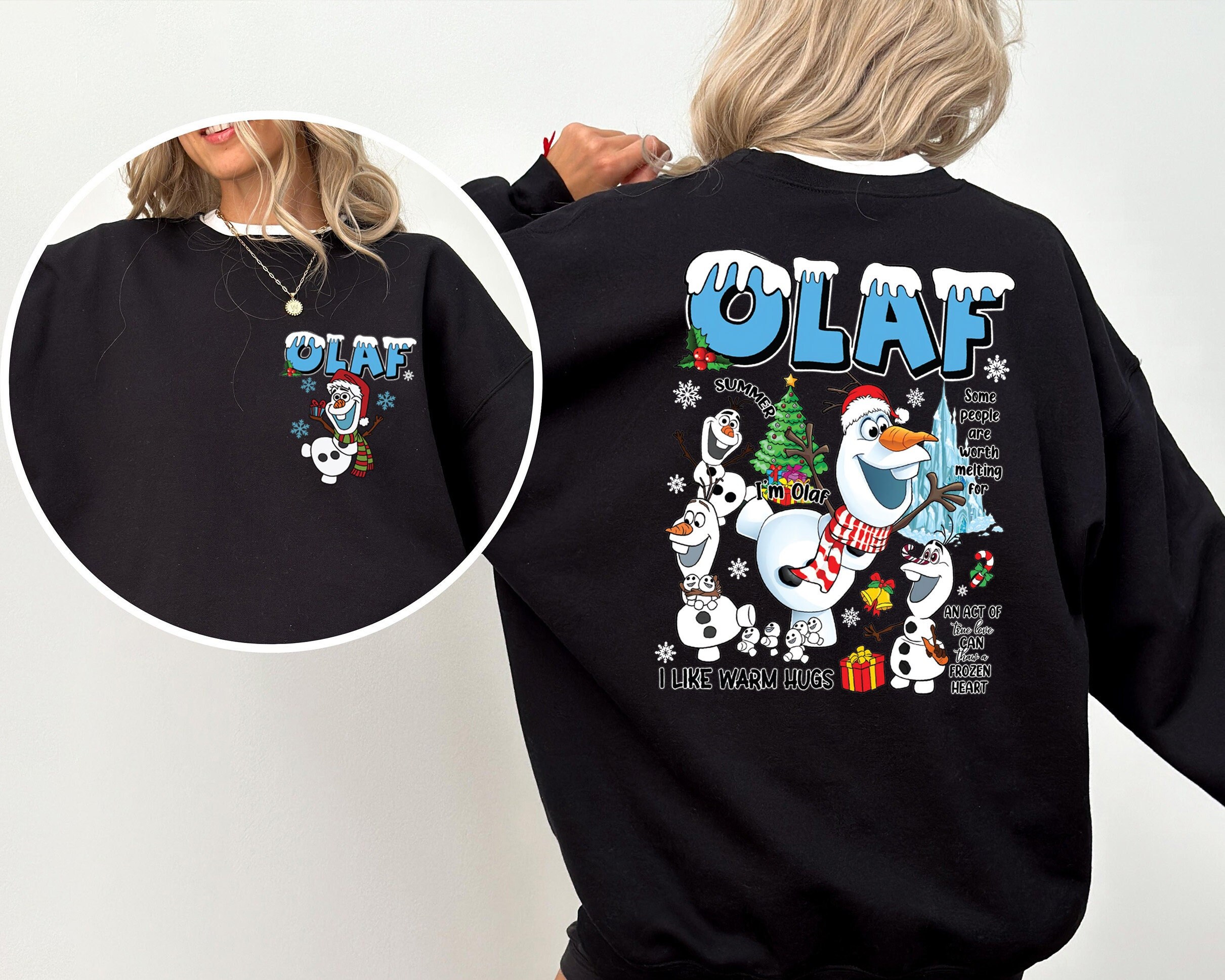 Olaf Sweatshirt Etsy