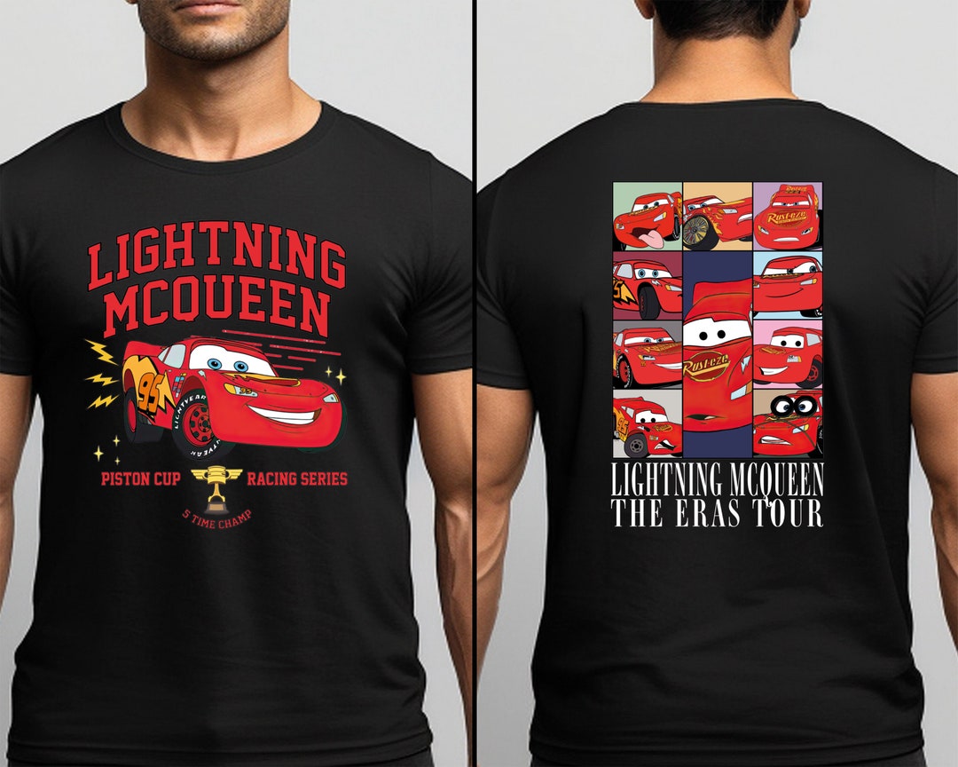 Personnalisé La Série Cars Lightning McQueen Piston Cup Racing Baseball Jersey