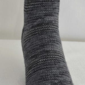 Handmade, handknit men&#39;s alpaca and wool socks, size 9-11