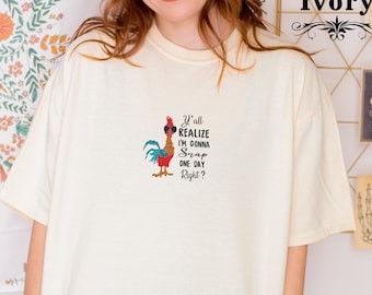 Embroidered Funny Sarcastic Tshirts for Gift, Cute Chicken Tshirt for Women, Chicken Farmer Shirts, Funny Chickens Shirt, Animal T-Shirt