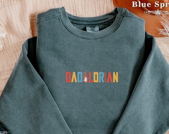 Embroidered Dadalorian Sweatshirt, Dad Sweatshirt, Husband Gift, Father's Day Gift, Gift for him, Gift for Father