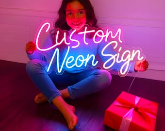 Custom Neon Sign, Neon Signs, Neon sign bedroom, LED Neon Lights, Wedding Signs, Name Signs, Home Decor, Wall Decor, Personalized Gift