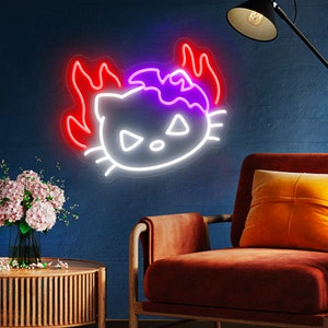 Sinal de néon personalizado de Halloween, luz LED de decoração de Halloween para festa de Halloween, Halloween fantasma, presente personalizado para Halloween