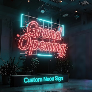 Logo Neon Sign | Custom Neon Sign | Neon Sign | Business Neon Sign | Name Neon Signs | Personalized Neon Sign For Wall Decor