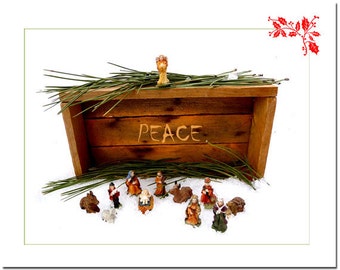 Christmas Card Peace Bethlehem Pastoral
