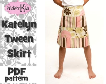 Tween Layered  Skirt Pattern Ebook