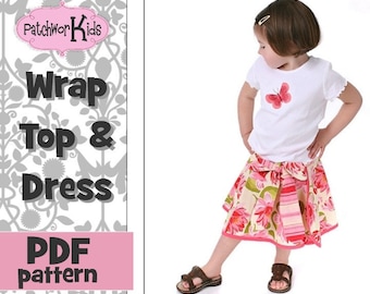 Wrap and Twirl Skirt Pattern for Girls and Baby