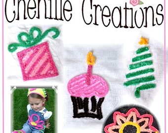 Chenille Creations  A Guide to Making Your Own Chenille and Using it Ebook Tuturial Pattern