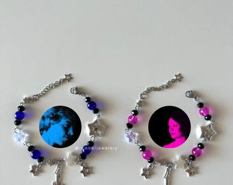 tv girl matching bracelet , not allowed bracelet , gift for her , stainless steel bracelet ,handmade jewelery