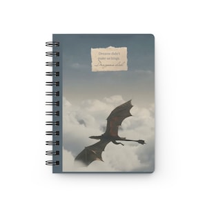 Dragons & Kings Notebook – Inspired by Daemon and Rhaenyra Targaryen, House of the Dragon Fan Journal