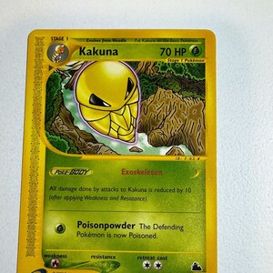 pokemon card kakuna Kakuna 014 Vending Machine cards Series 1 1998