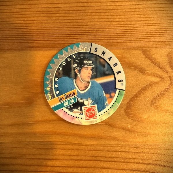 San Jose Sharks Ulf Dahlen Hockey Pog 1994