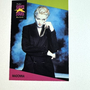 Cartes de musique Madonna ProSet Super Stars, 1990