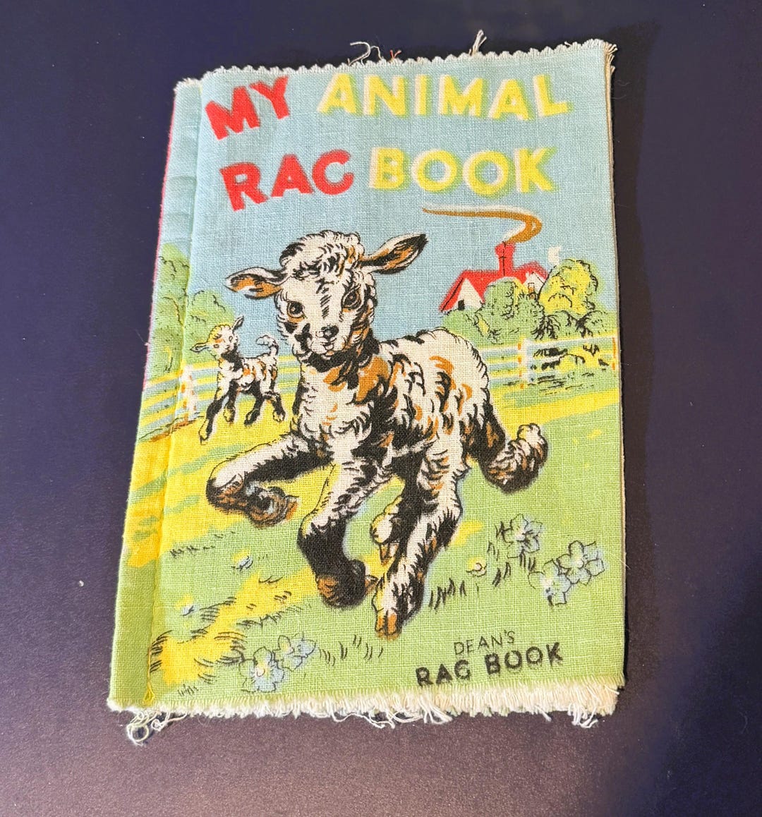 Book On Rag Vintage Dean's Rag Book - My Animal Rag Book, Cloth Book - Etsy