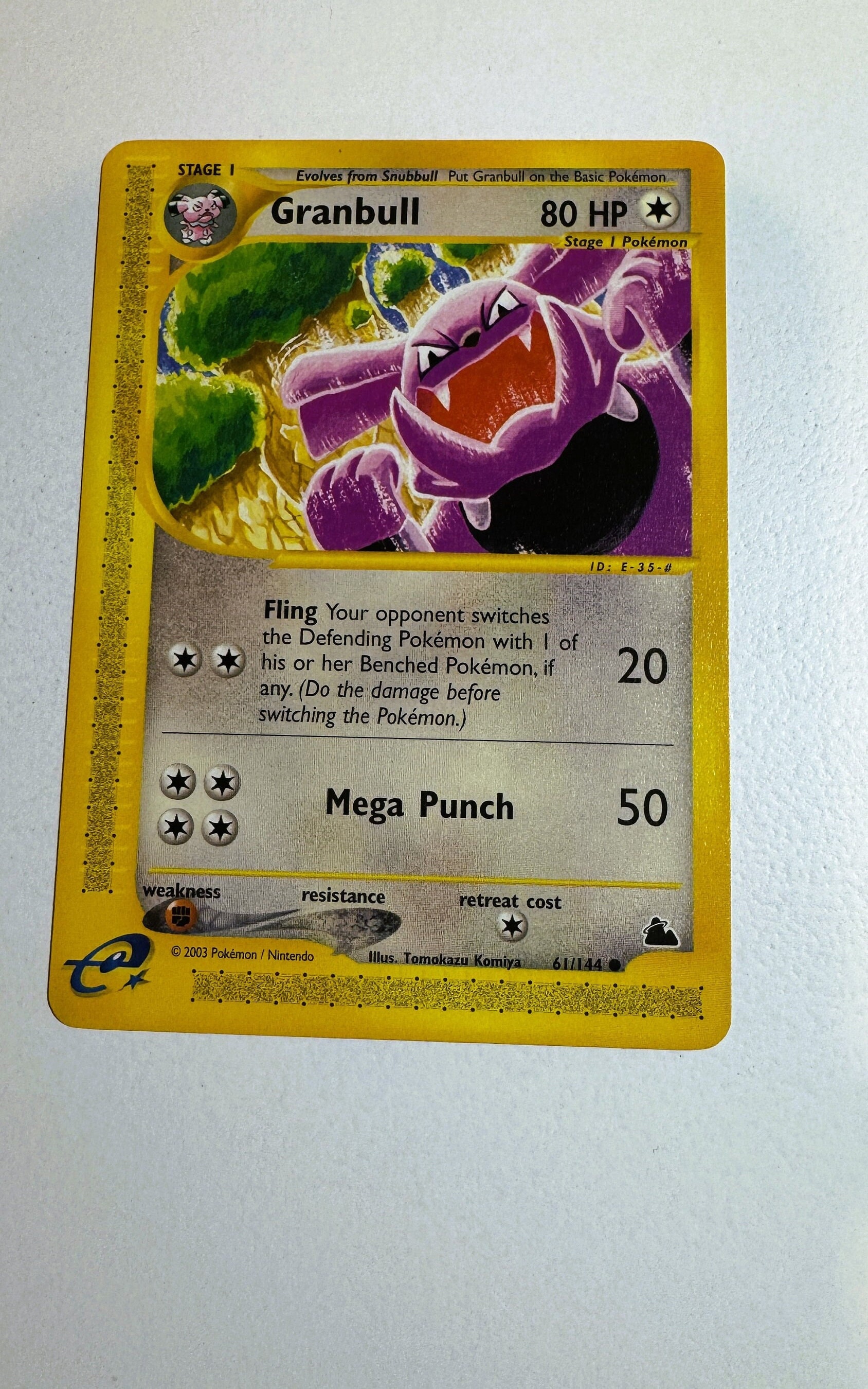 pokemon granbull card Granbull (38/94) Mega Evolution Phantasmal Flames Reverse Holo Uncommo –  Kawaii Collector main image 1