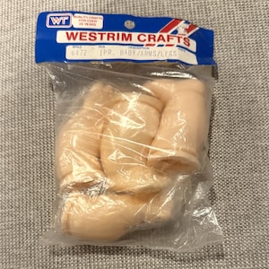 Vintage Westrim Crafts 1 Pair Baby Doll Arms and Legs, Chubby, Baby Doll Parts