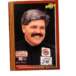 1992 Maxx Trading Card # 14 Mike Chase NASCAR