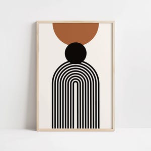 Mid Century Modern Art Kunstdruck