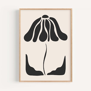 Retro Flower art print