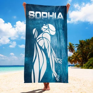 Personalisiertes Schwimmen Strandtuch, Benutzerdefiniertes Schwimmteam Poolhandtücher, Schwimmteam Geschenke, individuelles Geschenk für Teams, passen Sie Schwimmtücher an