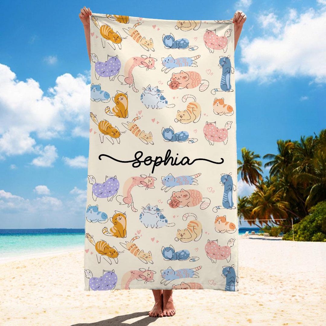Summer Friends Get Together - Personalized Beach Towel - Gifts For Big -  GoDuckee, image size:1080x1080