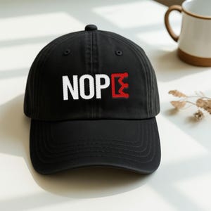 No Kings Hat, No Kings In America Hat, Patriotic Hat, NOPE Hat, Political Hat, Pro Democracy, Anti Trump Hat, Democracy Embroidered Hat