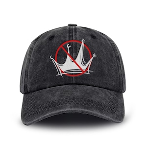 No Kings Hat, No Kings In America Hat, Patriotic Hat, Protest Hat, Political Hat, Pro Democracy, Anti Trump Hat, Democracy Embroidered Hat